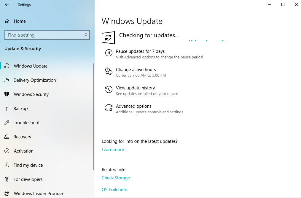 Run Windows Updates – Windows 10 – Help Center